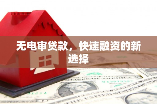额尔古纳无电审贷款，快速融资的新选择