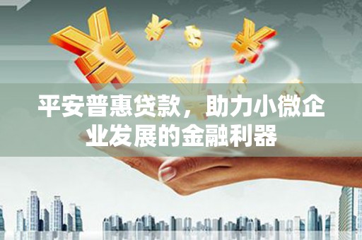 额尔古纳平安普惠贷款，助力小微企业发展的金融利器