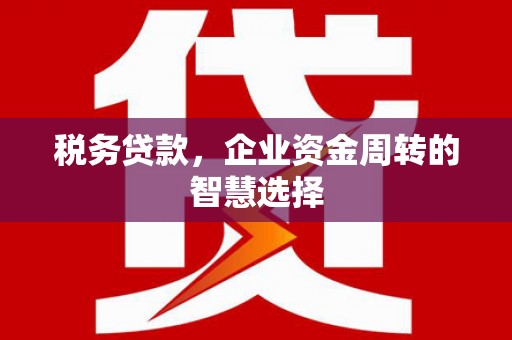 额尔古纳税务贷款，企业资金周转的智慧选择