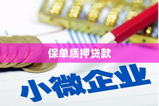额尔古纳保单质押贷款